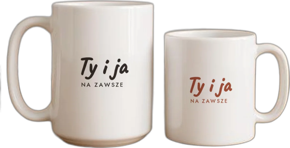Kubek ceramiczny z napisem „Dzień dobry, słoneczko”, packshot