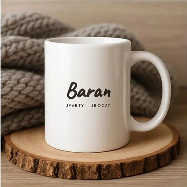 Kubek ceramiczny z napisem „Pani od matmy 10/10”